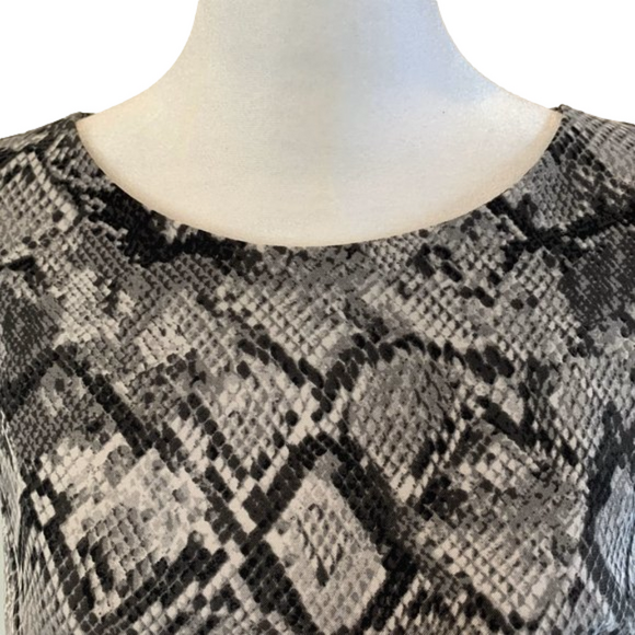 ALYX Limited Sleeveless Snake pattern dress Blk n White, Midi length, Size 14 - Picture 8 of 10